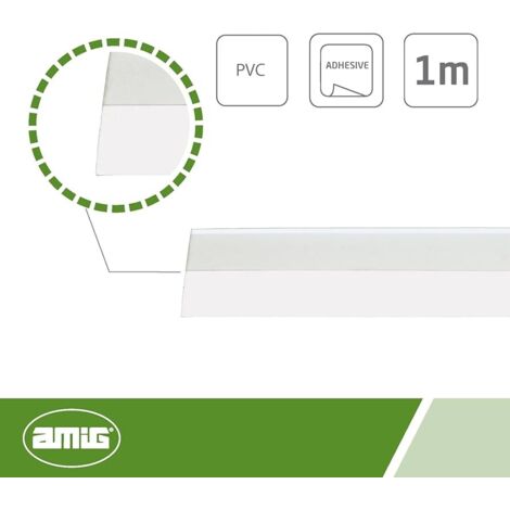 AMIG BURLETE PUERTA 1000 PVC 6 TRANSPARENTE