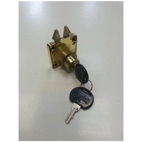 AMIG cerradura mueble n.2 latonado amig , Cerradura Mueble Latonado de la marca Amig.