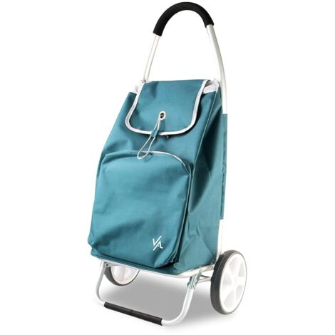 AMIG Chariot des courses 7 Aluminium Vert