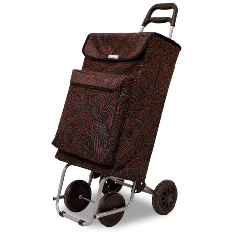 AMIG Chariot des courses isotherme 5 Acier Noir