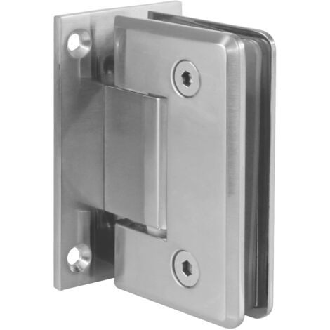 AMIG Charnière douche A 88 x 54 mm Zamak Nickelé mat