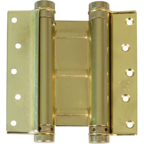 AMIG  Charnière va-et-vient double action  3037  125 x 126 mm  Acier  Laitonné verni
