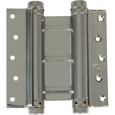 AMIG  Charnière va-et-vient double action  3037  75 x 126 mm  Acier  Nickelé