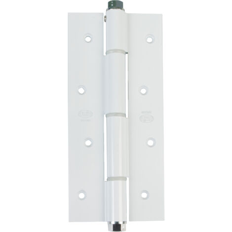AMIG  Charnière va-et-vient simple action  3034  180 x 80 x 4 mm  Aluminium  Blanc