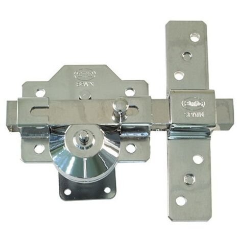 AMIG JUEGO CERROJO LLAVE/BOTON+BOMBILLO 40+30 ANTIBUMPING CROMO