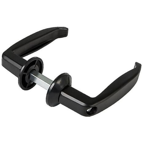 AMIG manilla 2115 aluminio negro (35-45) juego , Juego de manillas sin placa. Mod. 2115. Ref. 21327. - Aluminio. - 105 x 40 mm. - Negro. - Espesor: 35/45 mm. - 0.1350 kg. - Sin pla
