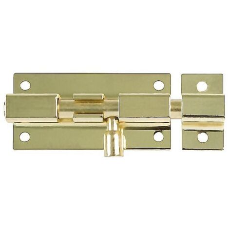 AMIG pasador 390-60 latonado barnizado caja 20 , Pasador cerrojillo latonado barniz. Medidas: 60x29.5mm. Incluye puente. No incluye tornillos.