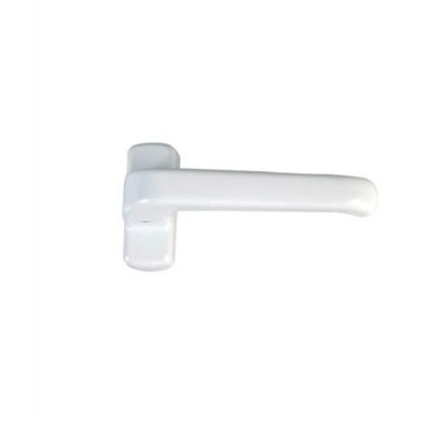 AMIG Poignées de porte en aluminium EPSILON 132 x 70 mm Aluminium Blanc