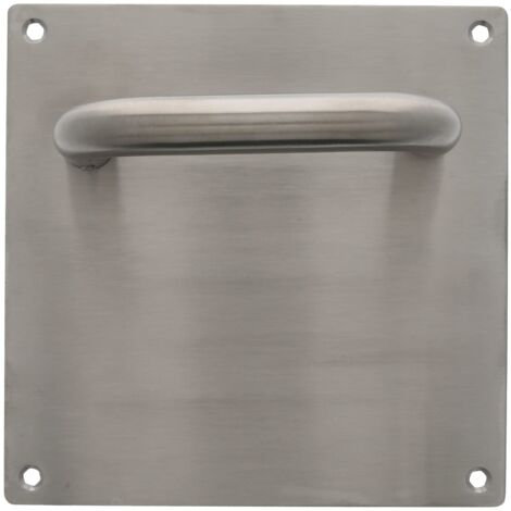 AMIG  Poignées sur plaque  3C  180 x 180 mm  Acier inoxydable AISI 304  Mat