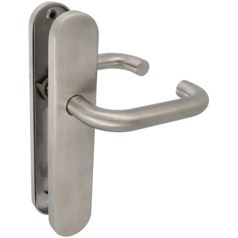 AMIG Poignées sur plaque 3PX 230 x 45 mm Acier inoxydable AISI 304 Mat