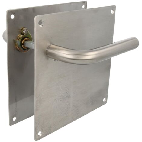 AMIG  Poignées sur plaque  4C  180 x 180 mm  Acier inoxydable AISI 304  Mat