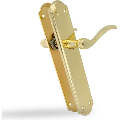 AMIG  Poignées sur plaque  ALFA  248 x 44 mm  Acier / Zamak  Laitonné