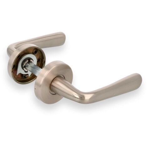 AMIG  Poignées sur rosace  252R  Ø50 mm  Laiton  Chromé mat