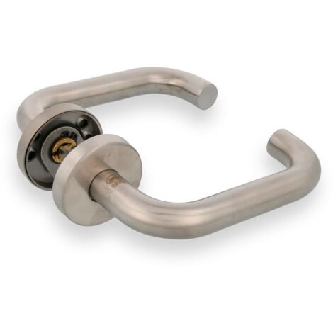 AMIG Poignées sur rosace 3RX Ø52 mm Acier inoxydable 18/8 (AISI 316) Mat