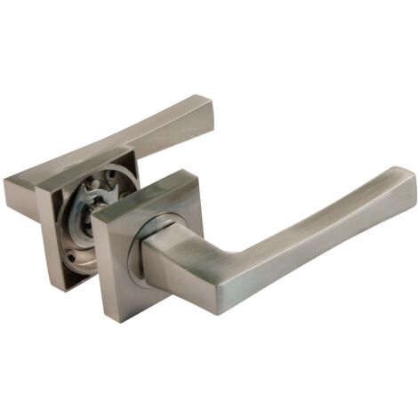 AMIG  Poignées sur rosace + rosace  VEJER  51 x 51 mm  Zamak  Chromé mat
