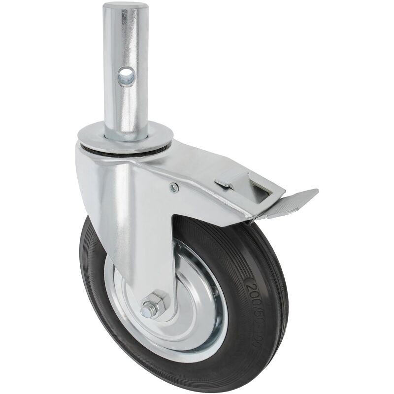 Amig - Ruota Ponteggio Maschio con Freno Ø200 mm