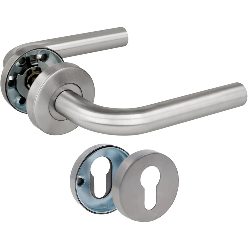 Amig - Set di maniglie con rosetta per porte Mod