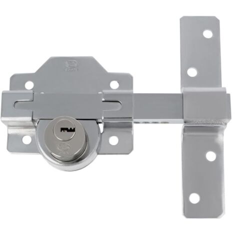 AMIG  Verrou de sécurité  6  88 x 153 mm  Acier  Chromé brillant
