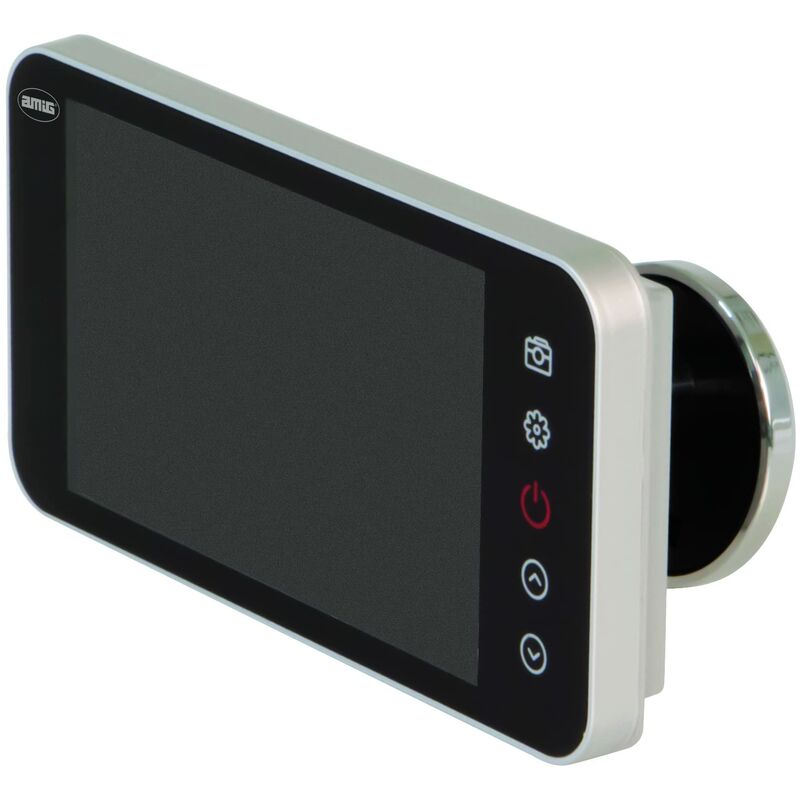 Image of Visore digitale per porte d'argento con display lcd da 4'' dw 4.0 hd Il visore con telecamera che fornisce immagini chiare Facile da installare e