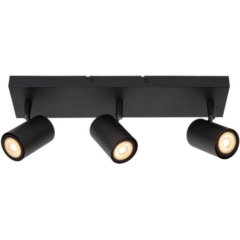 AMIGO Spot plafond-Noir-3xGU10