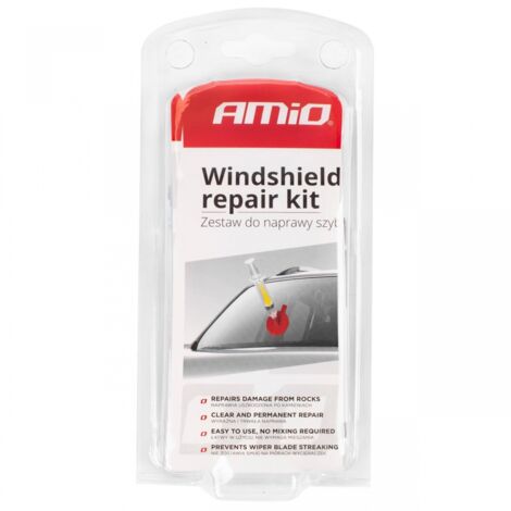 amio-02832 Kit de réparation de pare-brise DIY
