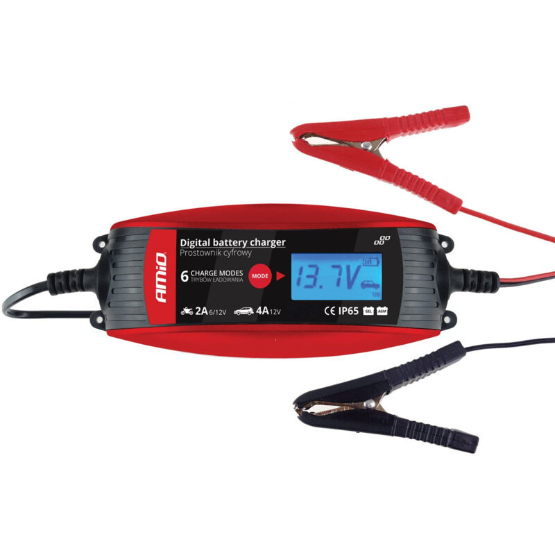 Awelco - Chargeur De Batterie Numérique 6v/12v - 2a/4a