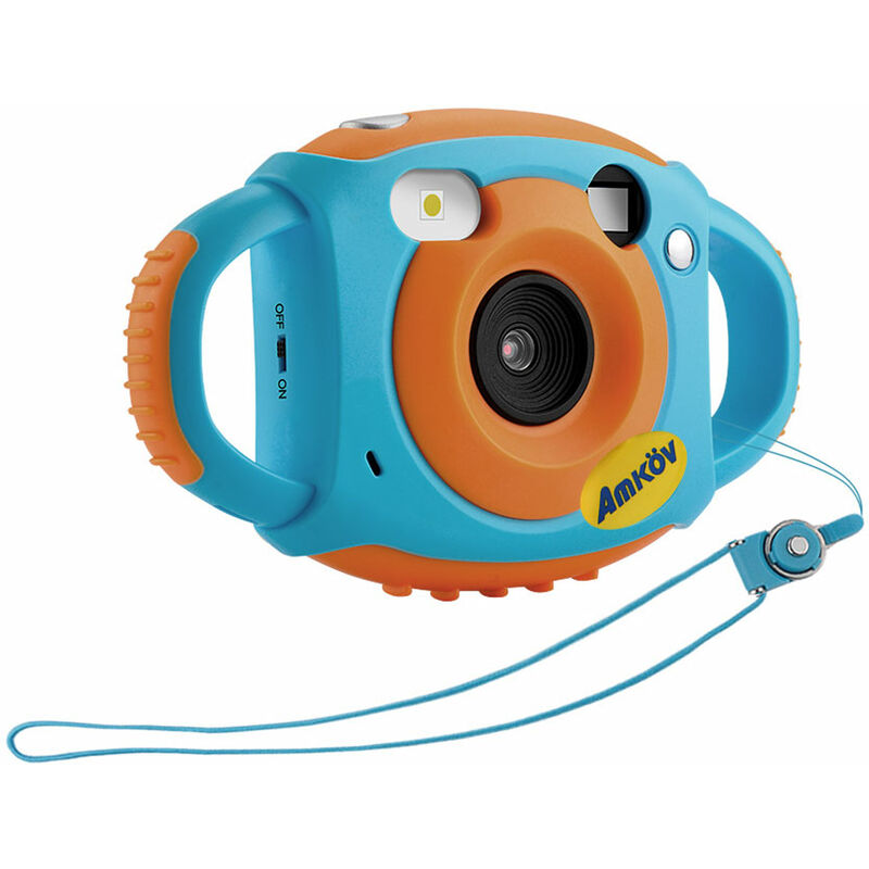 

Amkov Cute WiFi Camara de video digital Lentes duales Max.5 megapixeles bateria de litio incorporada regalo de ano nuevo de Navidad para ninos ninos