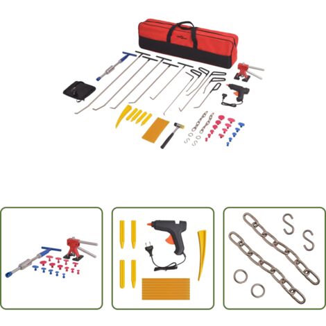Ammaccature auto -  Set 50 pz Rimozione Ammaccature senza Verniciatura Acciaio Inox