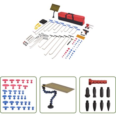 Ammaccature auto -  Set 87 pz Rimozione Ammaccature senza Verniciatura Acciaio Inox
