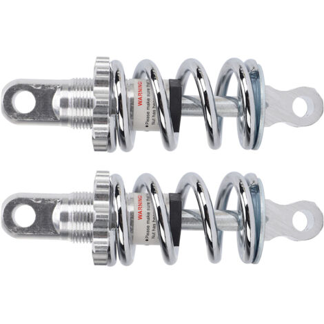 Ammortizzatore per moto, ammortizzatore posteriore 2 pezzi 125 mm, smorzamento regolabile, lega di alluminio e molle in acciaio inossidabile