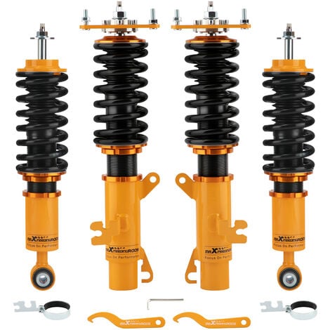 MAXPEEDINGRODS Ammortizzatore Sospensione Assetto Regolabile for Mini Cooper S R50 02-06 R53 R52 Assetto Regolabile Ghiera Coilover Struts