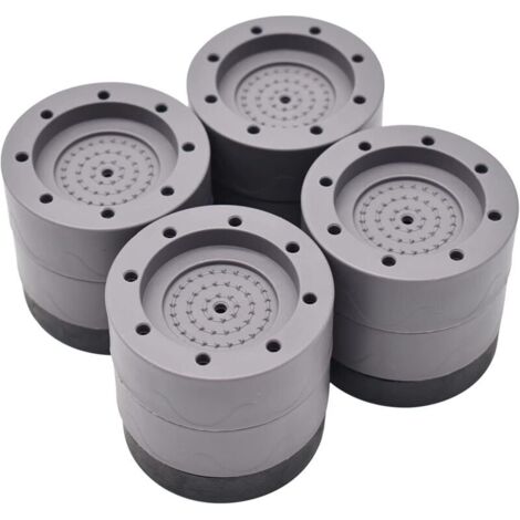 Ammortizzatori per lavatrice, 4 pezzi. Base universale, piedini stabilizzatori, cuscinetto antiscivolo, smorzatore di rumore.