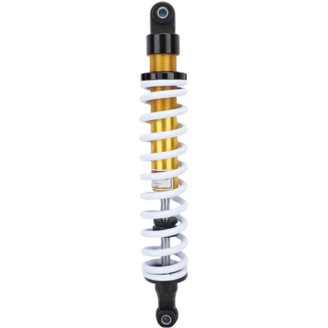Ammortizzatori robusti con interasse di 400 mm e diametro della molla di 10 mm per motociclette, ATV, UTV, quad, moto da fuoristrada, kart e scooter.
