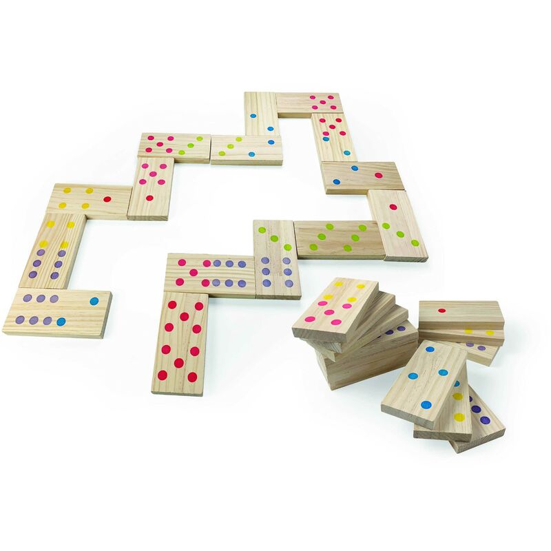 Amotoys - amo toys ss - wooden domino 28 pcs (302251)