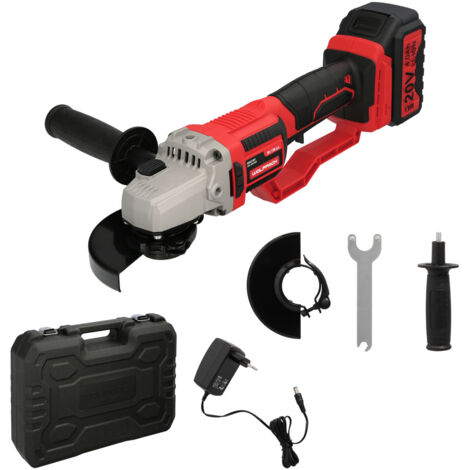 Amoladora A Bateria 20 Volt. Con Bateria 4.0 Ah. Ø 115 mm. 7.000 R.P.M.