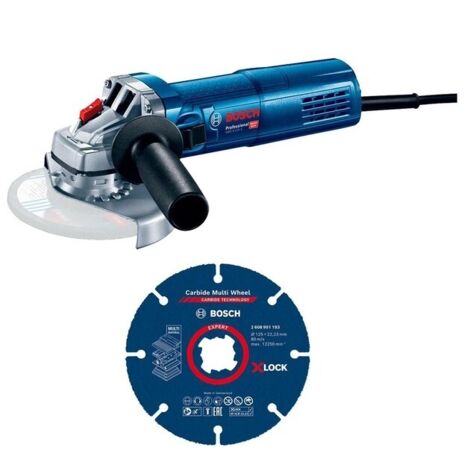 AMOLADORA ANGULAR 125MM GWS 9-125 S + DISCO MULTIRUEDA - B 615990N3G