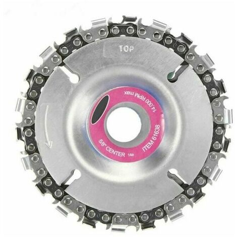 Amoladora angular de 4 pulgadas con disco de cadena de madera de 22 dientes Cadena de afilado fino