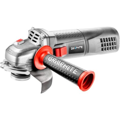 Amoladora angular de grafito de 900 W - 125 mm, 12 000 rpm
