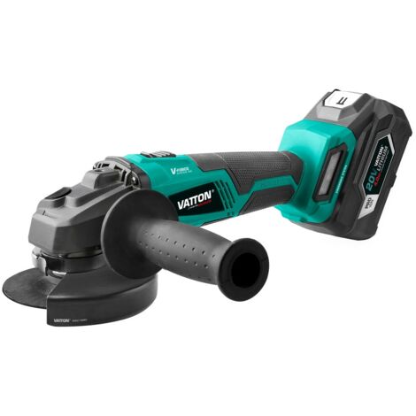 Amoladora Brushless para discos de Ø115/125mm 20V (incluye batería 4Ah y cargador)