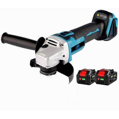 inalámbrica Ø 125 mm Brushless,ONEVAN Amoladora a batería - con 2 baterías