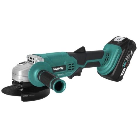Amoladora inalámbrica Vatton de 115mm y batería 2.0Ah