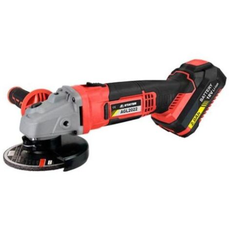 Amoladora Profesional STAYER Finst 115mm 18V 2Batería 2Ah