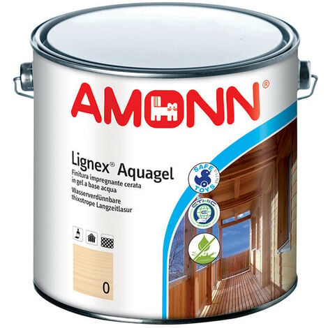 Amonn lignex aquagel 10 noce chiaro 0,75 litri