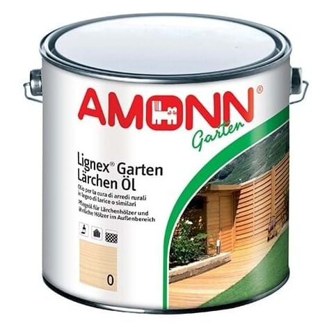 Amonn lignex garten laerchen oel 0,75 litri olio protettivo rossiccio