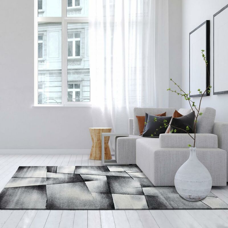 

UnAmourDeTapis - Alfombras la vida moderna de pelo el diseño Ras - Pequeño Alfombra rectangular Living Room - Turquesa - Alfombra Alfombra roja Salón