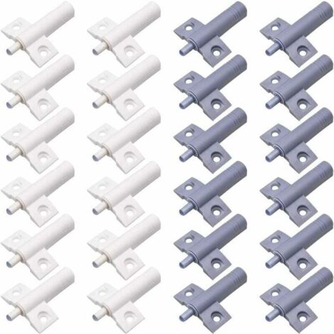 Amortiguador de puerta de cocina, 24 piezas, amortiguador de puerta de muebles, amortiguador de puerta de cocina, amortiguador de puerta de plástico, altamente reciclable, alta resistencia, reduce el 