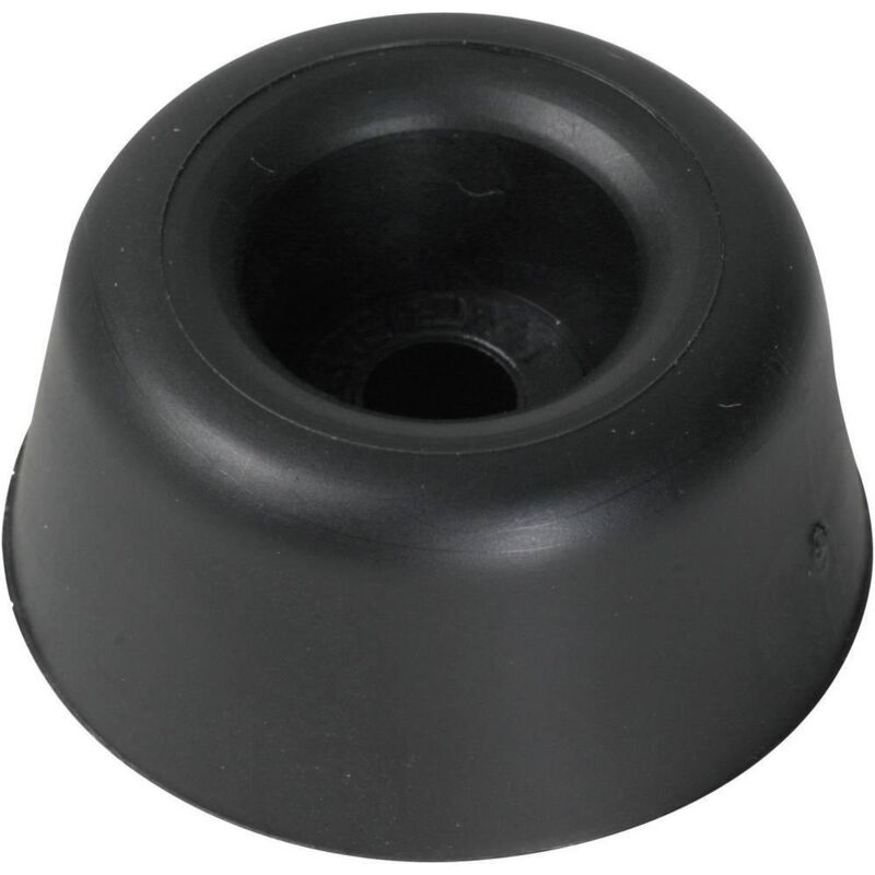 Amortiguador roscado negro Pb-fastener 30 mm diámetro 22 mm altura