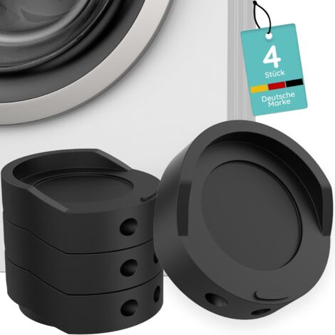 Amortiguadores para lavadora [4 piezas] - Amortiguadores de vibración para lavadoras / Pies antivibración - Pies de goma antideslizantes y silenciosos para lavadoras y superficies.
