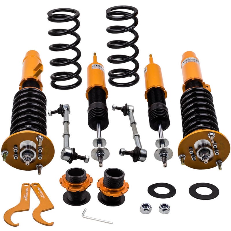 Maxpeedingrods - Amortisseur combine filete pour bmw 3 Series (E92 E93) coilover Réglable Damper