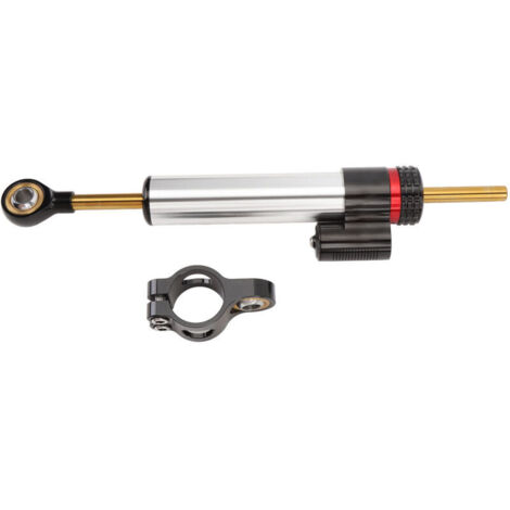 Amortisseur de direction de moto réglable en alliage d'aluminium 6061 stabilisateur universel adapté aux motos de plus de 600 cm3